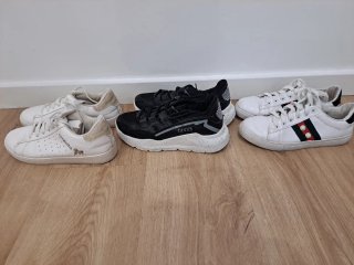 3 Pares Sapatilhas Senhora Estado aceitável