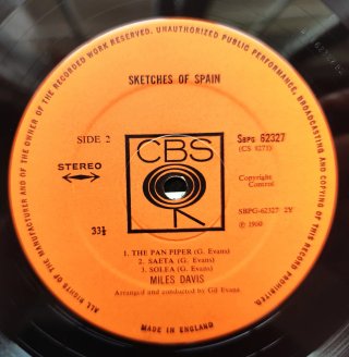 LP 1970 🇬🇧 MILES DAVIS - SKETCHES OF SPAIN