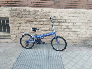 Bicicleta plegable aluminio 6 velocidades