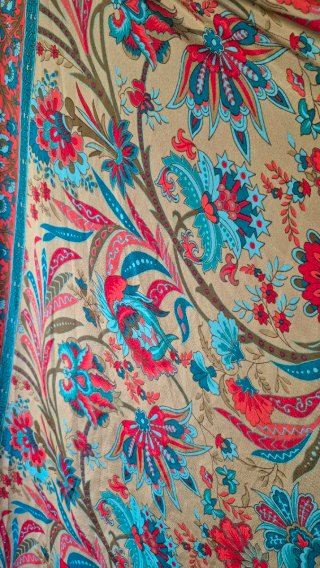 Vestido largo estampado boho