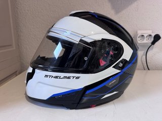 Casco Modular MT Helmets Blanco talla M