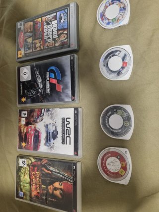 Lote 8 Juegos PSP: GTA, Gran Turismo, WRC, Piratas