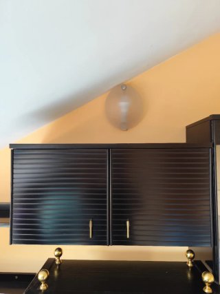 Conjunto Muebles Salón Madera y Cristal
