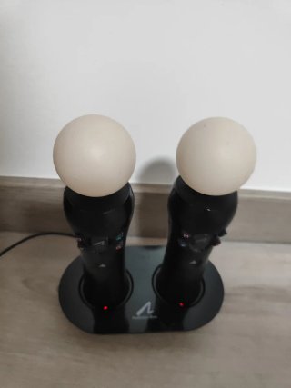 Caricabatterie originale PS3 Move + 2 controller Move