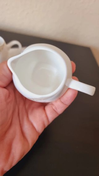 Especiero de porcelana minimalista con bandeja