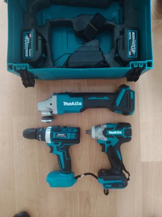 Herramientas Makita: Taladro, Amoladora, Atornilla