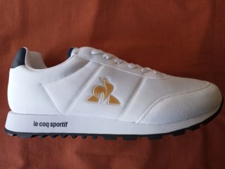 Zapatillas Le Coq Sportif Blancas y Doradas
