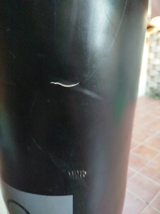 Saco de boxeo negro