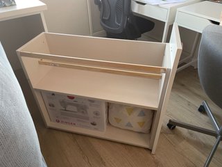 Zapatero/Mueble Almacenaje Blanco y Rosa