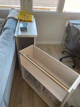 Zapatero/Mueble Almacenaje Blanco y Rosa