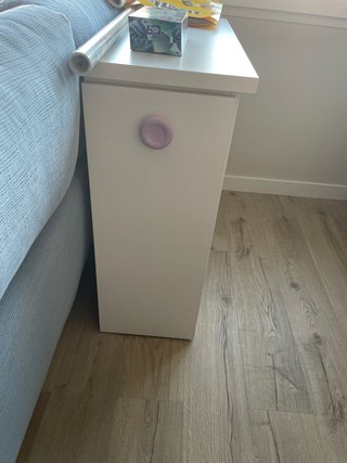 Zapatero/Mueble Almacenaje Blanco y Rosa