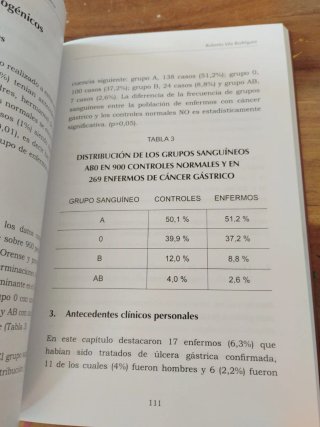 Estudio de epidemiología clínica del cáncer gástri