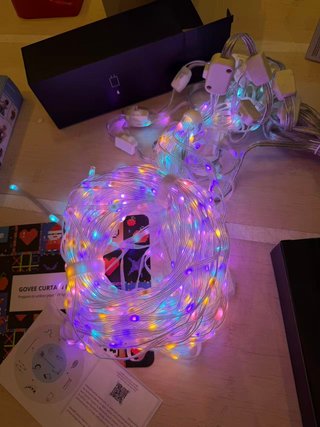 Govee Curtain Lights, 520 LEDs RGBIC, Luces LED Wi