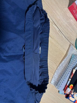 Falda pantalón azul para playa