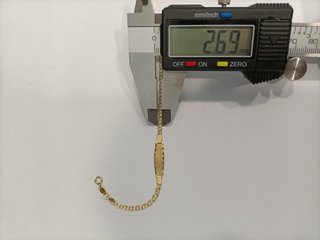Esclava Oro 16k -Ochos dobles- 1,84gr
