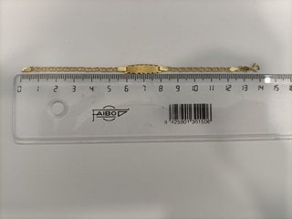 Esclava Oro 16k -Ochos dobles- 1,84gr