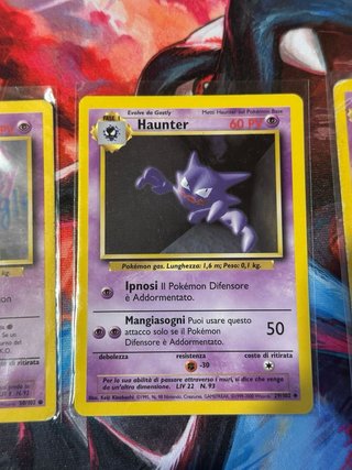 Trilogia Gengar Haunter Gastly Carte Pokémon
