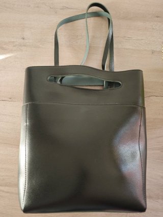 Bolso piel negro Mandarina Duck