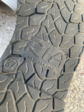Alpargatas RIA blancas talla 37