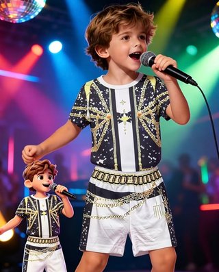 Disfraz K-Pop Niño Talla Única