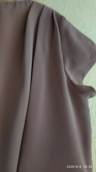 Vestido midi marrón Adolfo Domínguez