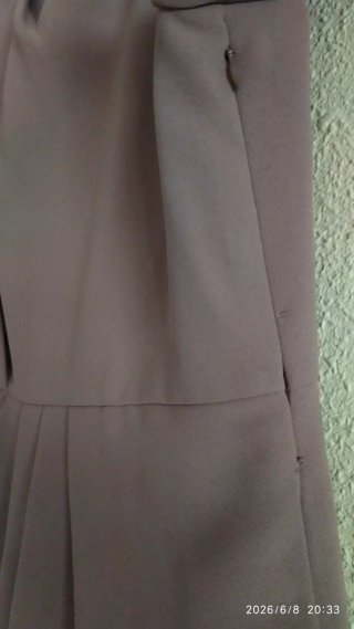 Vestido midi marrón Adolfo Domínguez