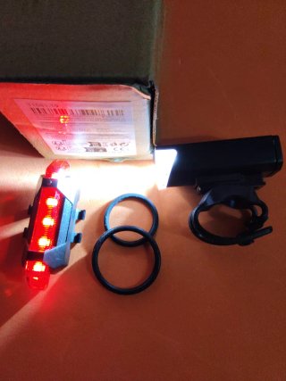 Luces LED Bici/Patinete USB Recargables