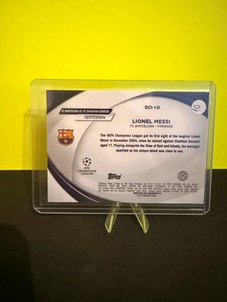 Cromo Lionel Messi Starball Debut