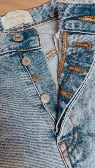 Shorts vaqueros Bershka azules