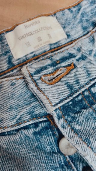 Shorts vaqueros Bershka azules