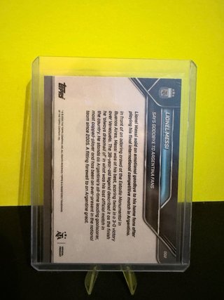 Cromo Lionel Messi Topps Now Argentina