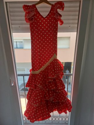 Traje de flamenca niña 9 años