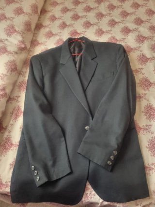 Chaqueta de traje negra
