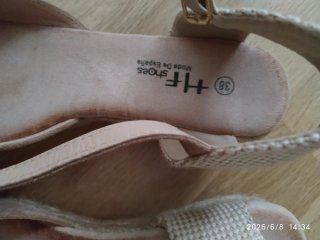 Alpargatas HF Shoes Beige Talla 38