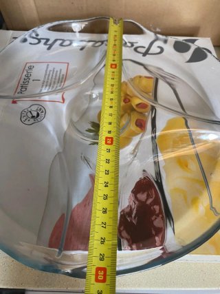 Plato de aperitivo de cristal