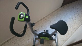 Bicicleta Estática Verde