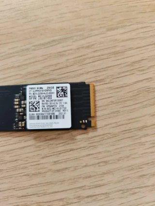 SSD 99% salud Samsung NVMe M.2 256GB PM991 Nuevo