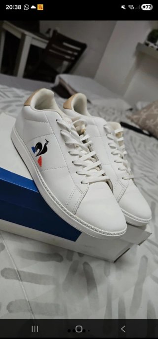 Zapatillas Le Coq Sportif Courtset 2 Blancas Dorad