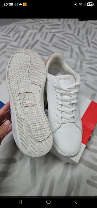 Zapatillas Le Coq Sportif Courtset 2 Blancas Dorad