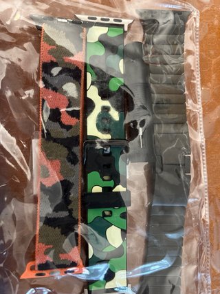 Fundas Apple Watch Ultra 49mm Negro y Naranja