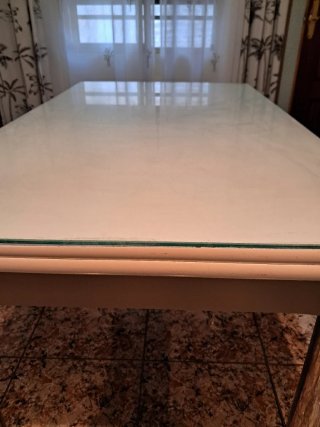 Mesa de cocina o comedor Con cristal
