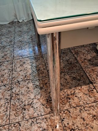 Mesa de cocina o comedor Con cristal