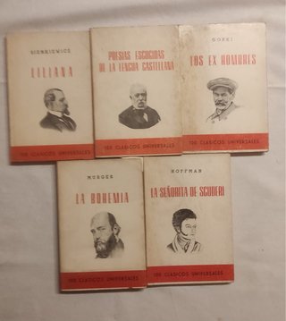 Lote 5 Libros Clásicos Universales