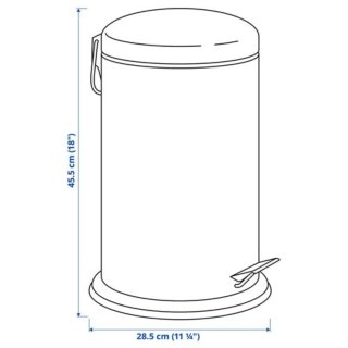 Cubo basura inox