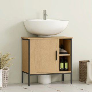 Mueble Bajo Lavabo Madera y Metal