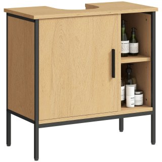 Mueble Bajo Lavabo Madera y Metal