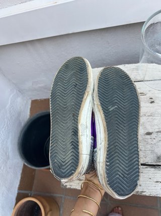 Zapatillas Golden Goose Morado/Blanco