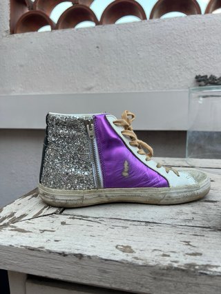 Zapatillas Golden Goose Morado/Blanco