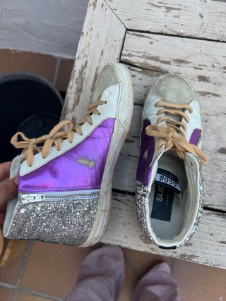 Zapatillas Golden Goose Morado/Blanco