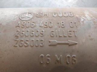Silenciador mercedes a9064901801 sprinter 104919